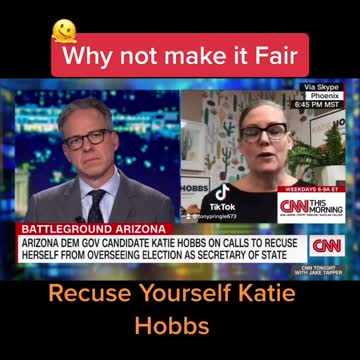 Why Katie Hobbs Won’t Recuse Herself 😡😡😡
