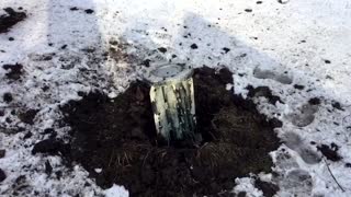 Unexploded Grad rocket in Ukrainian kindergarten