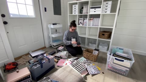 Extreme craft room declutter, bye bye planner supplies!