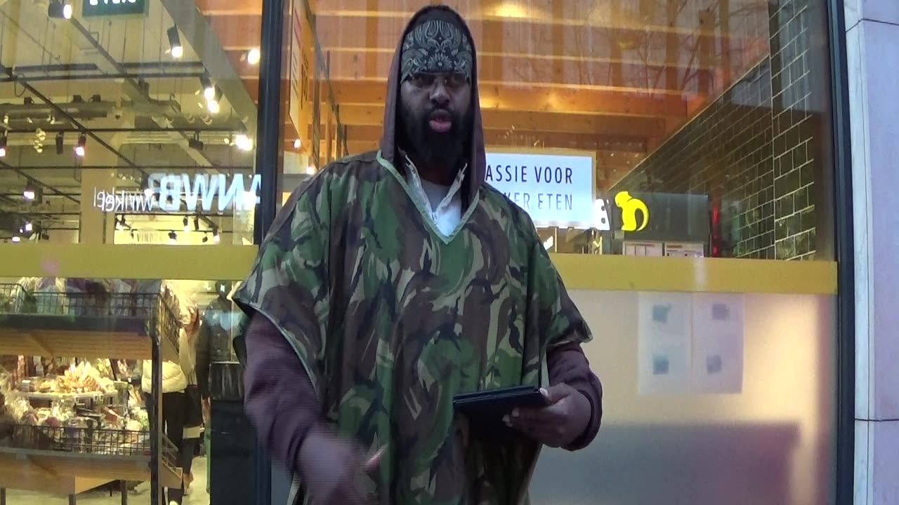 Hebrew Israelites Prophetic Camp Street Teaching 11-11-2023 The Hague (Netherlands) pt 2