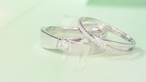 M39A X Word Row Ring Female 1ct Moissanite Gold Plated 925 Sterling Silver Solitaire Ring