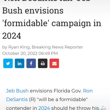 Look who wants to take a run at the 2024 election