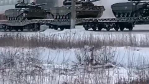 The movement of Russian military equipment on the border of Ukraine