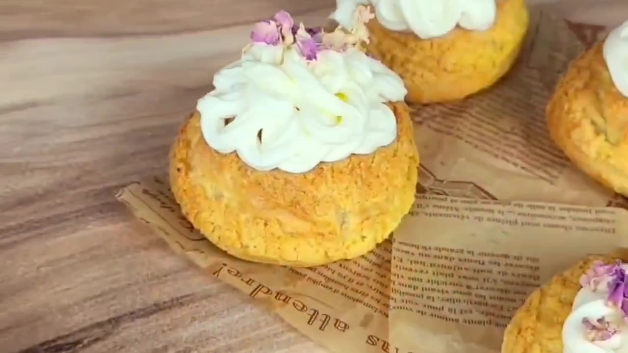 Carrot Cake Choux au Craquelin