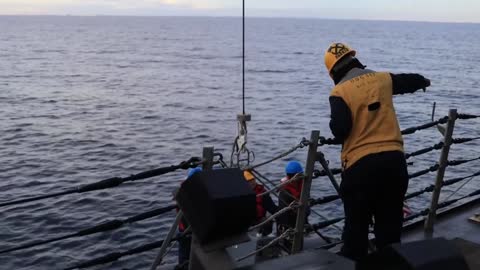 FIRST PATROL: USS Destroyer In Operation After Move To Spain