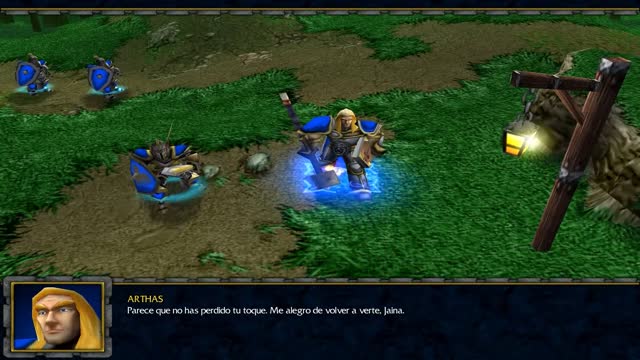 warcraft 3 Reign of chaos HD campaña humanos historia escenas parte 1 y video inicial español