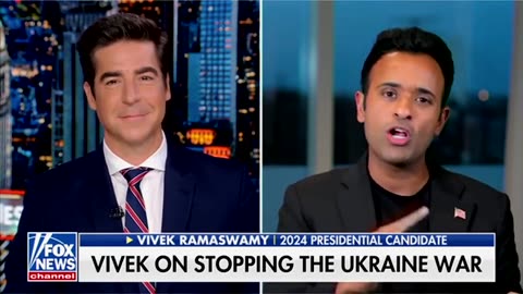 Vivek Ramaswamy tells Jesse Watters How he would End the Ukraine/Russia War