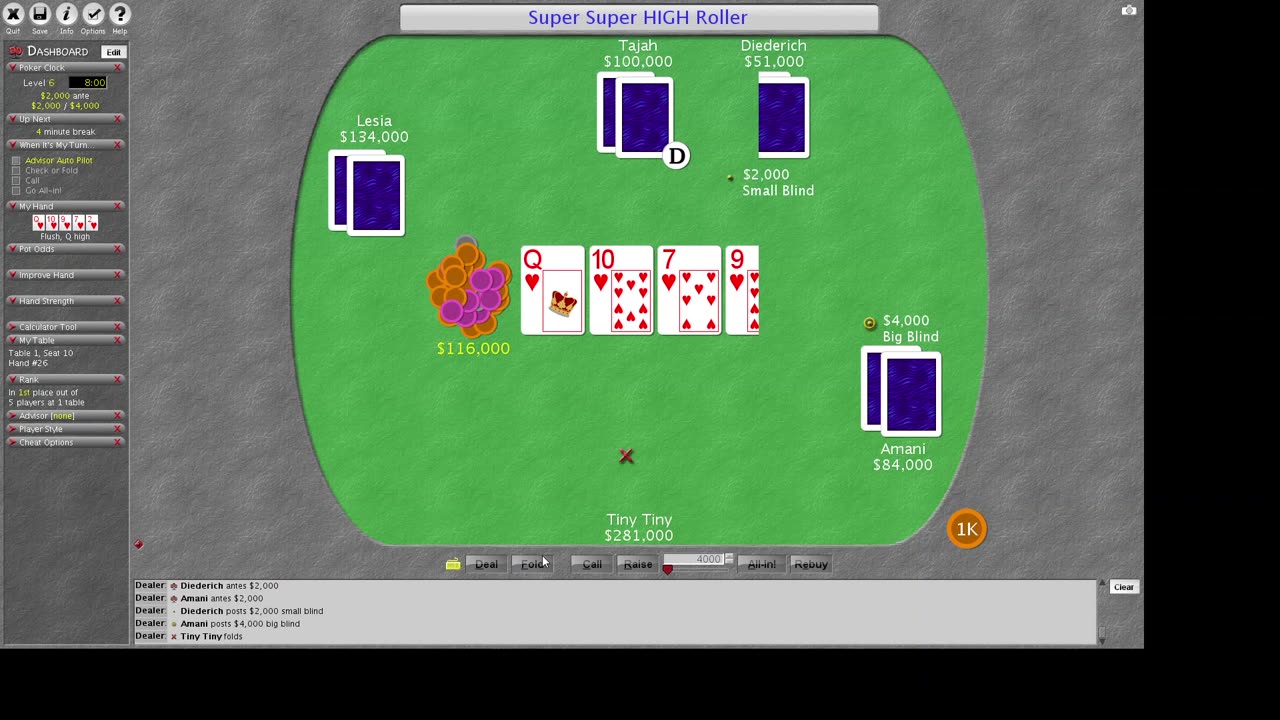 Rebuy speed run without a rebuy