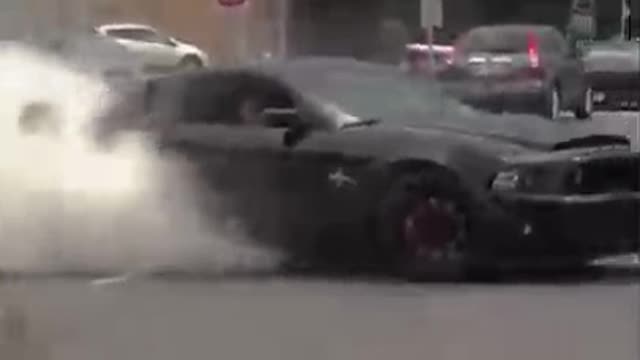 Idiot driving