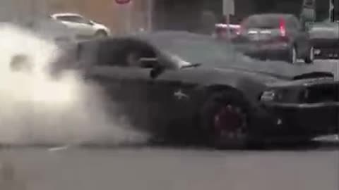 Idiot driving