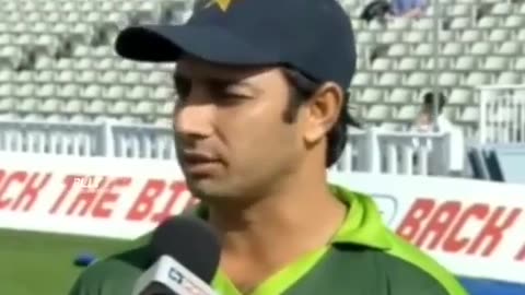 Saeed Ajmal funny English