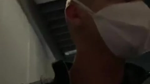 Festnahme - keine Maske im Zug