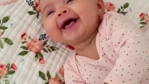 Cute baby's smile