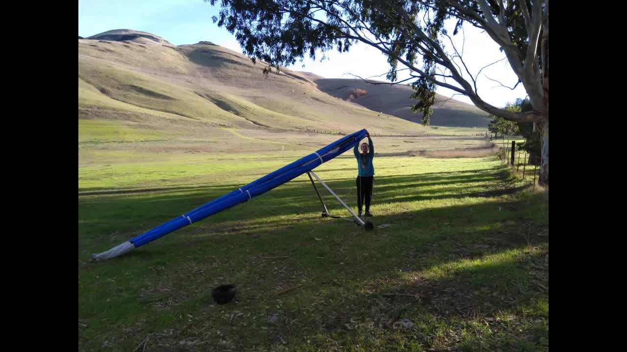 Sequoia hang gliding at Ed Levin 150ft