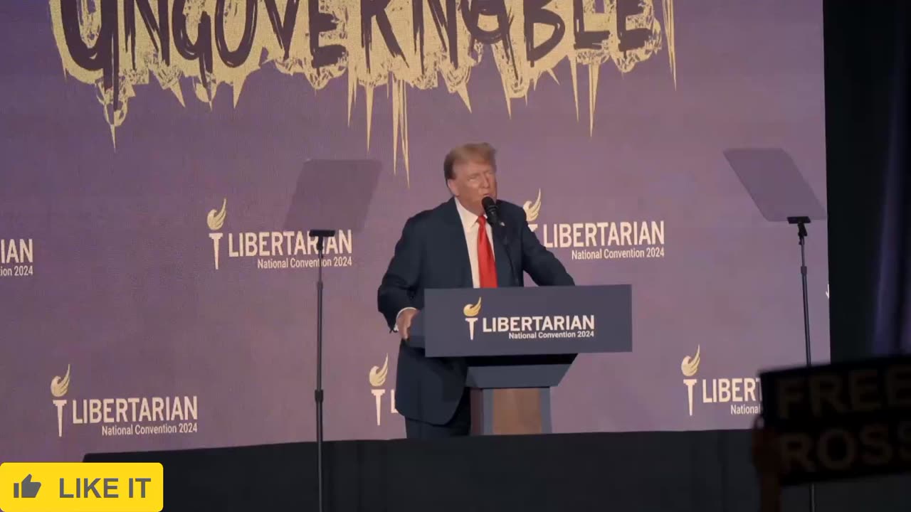 Donald Trump speech at libertarian national convention, Washington DC