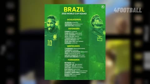 Como os jogadores do Brasil reagiram ao serem nomeados no esquadrão