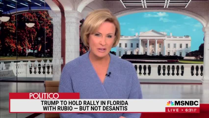 MSNBC Blowhard Claims Donald Trump 'Is Very, Very, Very Scared Of Ron DeSantis'