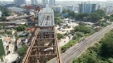 Bangalore's First Open Web Girder... Ready to launch...