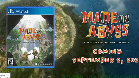 Made in Abyss Binary Star Falling into Darkness - System Trailer PS4 Games