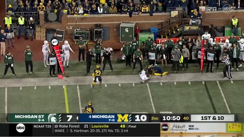 2022 - Week 09 - Michigan State @ Michigan - Condensed (Every Snap + Replays)