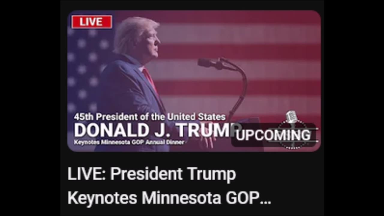 LIVE: President Trump Keynotes Minnesota GOP Annual Dinner