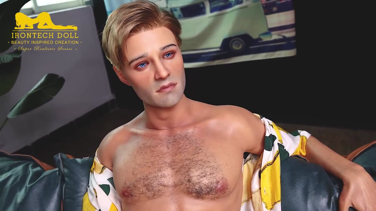 Ken 176cm Surfer Boy Blonde Male Sex Doll by Irontech Doll - Showroom Video