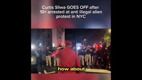 Curtis Sliwa... "Is this what you signed up for? !"..