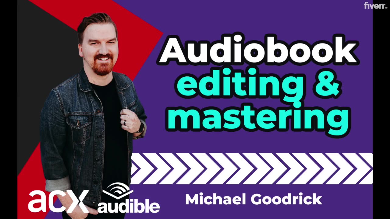 I will edit, master your audiobook to acx and audible requirements