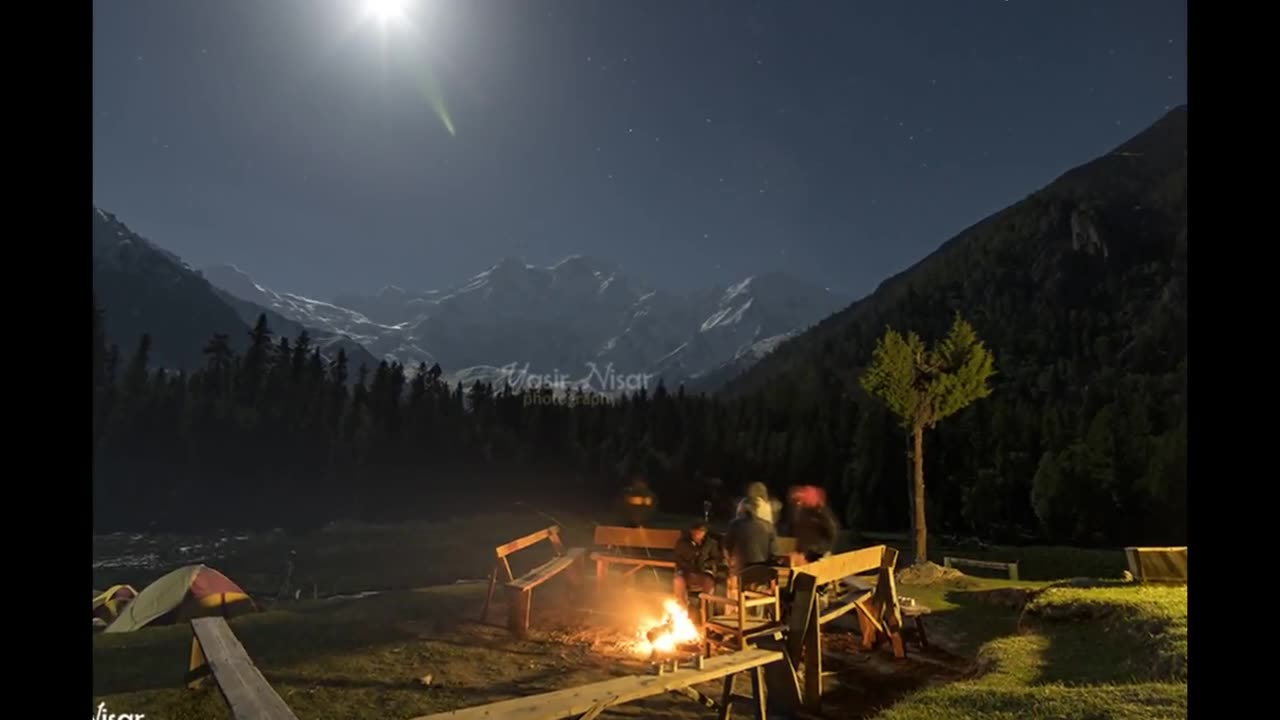 Fairy Meadows at Night (Nanga Parbat - Beautiful Place in Pakistan)