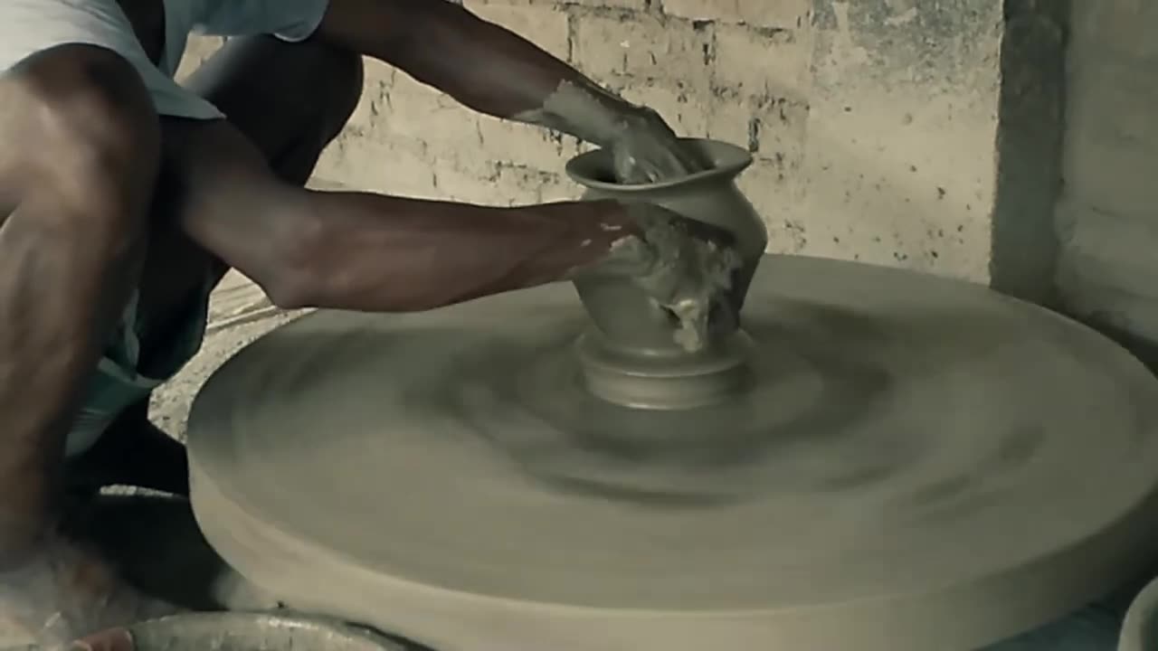 How to make pottery with a land soil