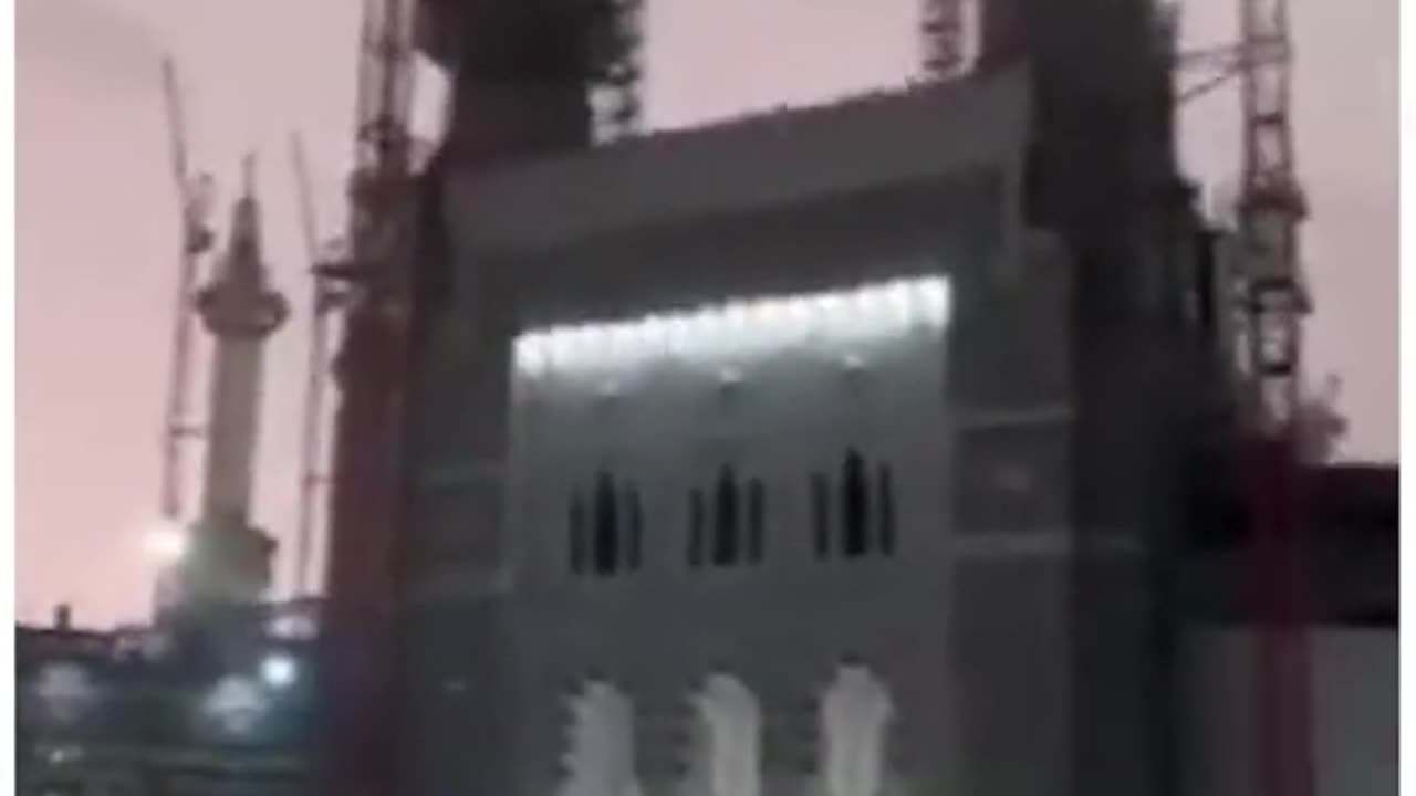 Heavy rain in Makka