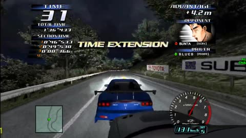 Initial D Arcade Stage 3 - Mazda RX7 Spirit R Legend Of The Street Final Race 1st Try(Flycast HD)