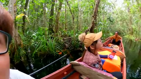 Husband and Wife in the Hinterland of KALIMANTAN WITHOUT ELECTRICITY and SIGNALS