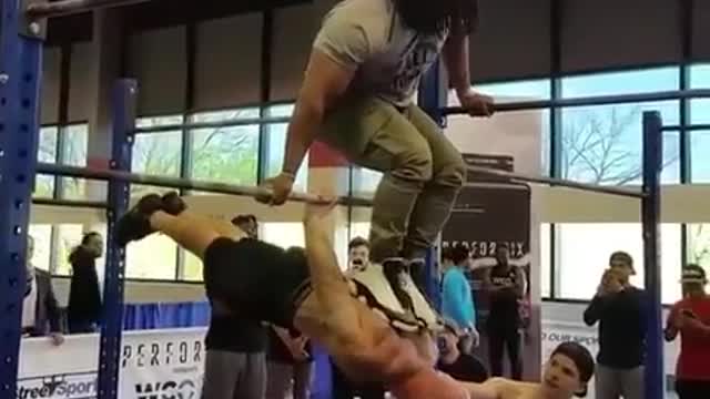 This man is too strong