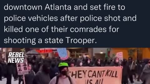 Police and Antifa clash in Atlanta