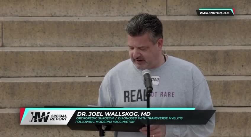 Vaccine injured Orthopedic Surgeon Dr. Joel Wallskog shares the stories the media won’t let you hear