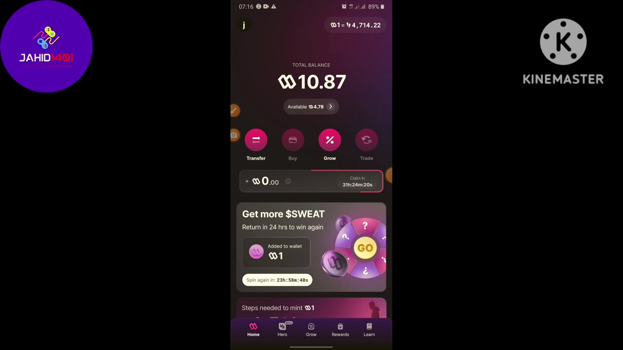 Earn $10 crypto and withdraw proof | Sweatcoin earning for free