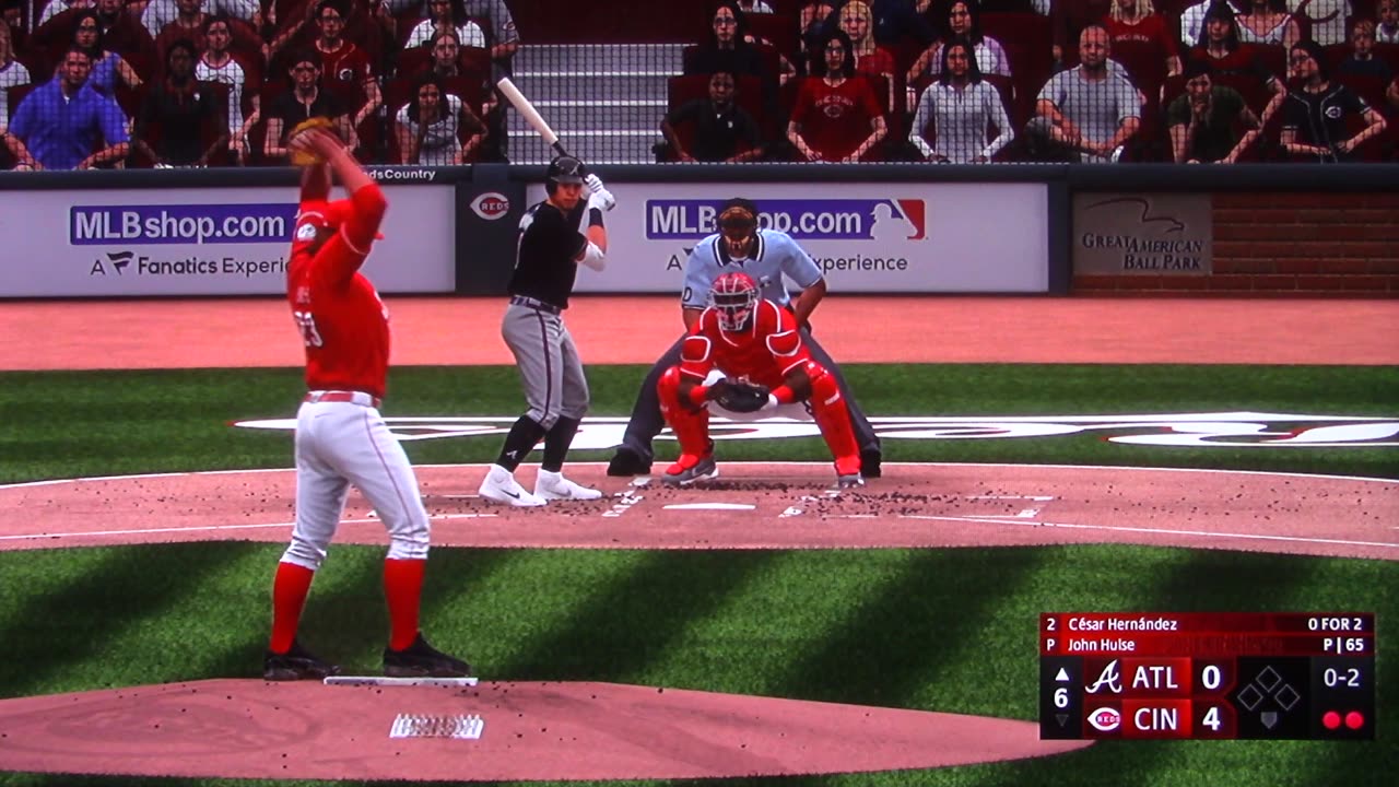 MLB The Show: Cincinnati Reds vs Atlanta Braves (S4 G115)