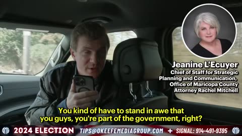 Maricopa County Official Talks to James O’Keefe About Leaking a Legal Threat Letter About Him..
