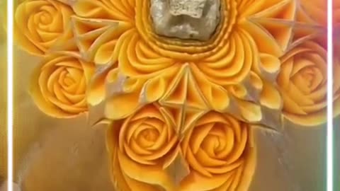 The Best Art Flower on a Gourd