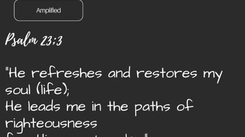 Jesus Restores My Soul