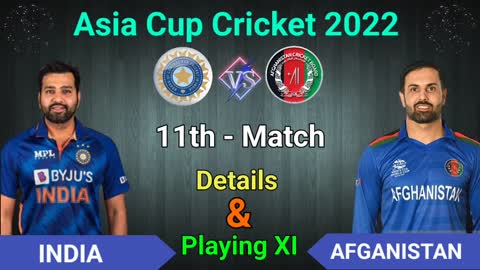 Asia Cup 2022 India vs Asia Cup 2022