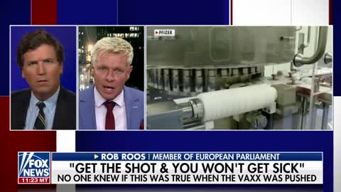 טאקר קרלסון בכיר בפייזר הודה זה עתה שהחברה אפילו לא בדקה את החיסון לקוביד כדי לראות אם הוא מנע את העברת הנגיף