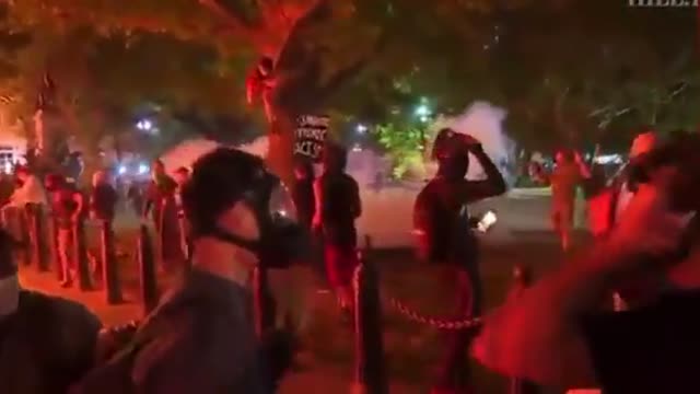 New video shows Antifa attacking Trump White House