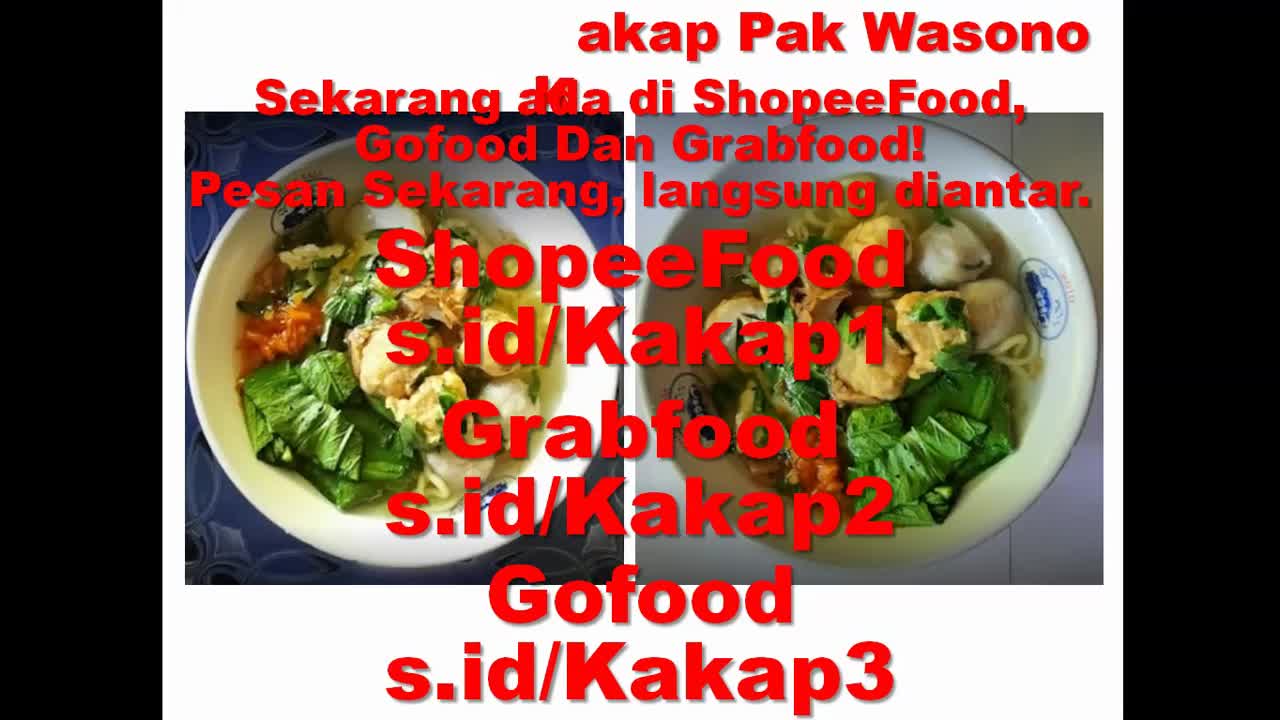 Bakso Ikan Kakap Pak Wasono Ada Di ShopeeFood, Gofood Dan Grabfood