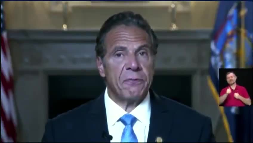 Former NY gov. Cuomo applauds his handling of COVID-19 in farewell speech.