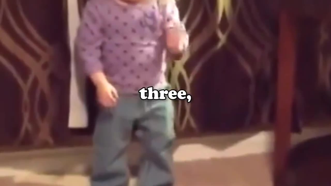 Little girl dancing