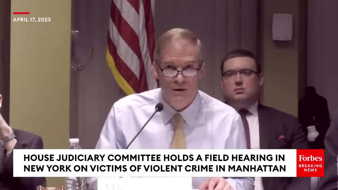 JUST IN- Jim Jordan Accuses Alvin Bragg Of 'Radical Political Agenda' In NYC-Based House Hearing