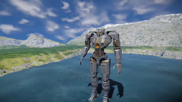 The Jaeger. Pacific rim style mecha build. Space Engineers Xbox