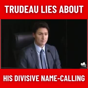 Trudeau lies